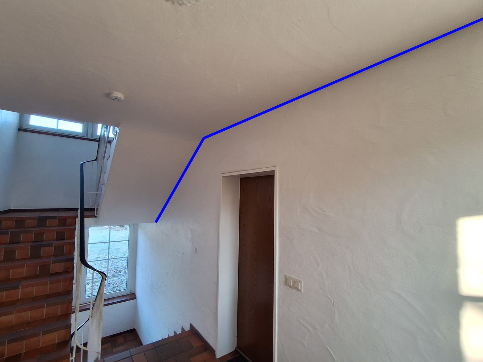 Vorher – Treppenhaus vor Installation